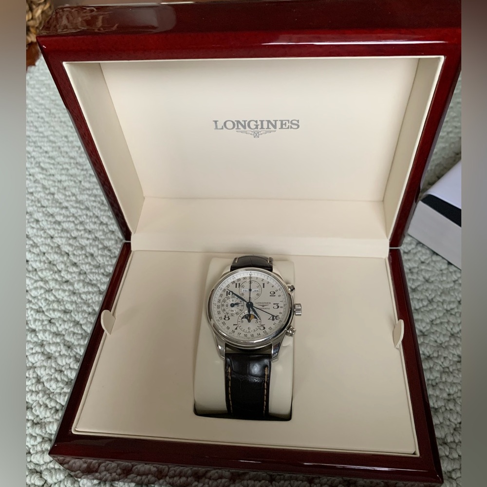 LONGINES Master Collection Moonphase Automatic Chronograph 42mm Men's Watch